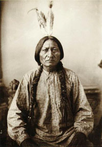 Chief Sitting Bull of the Sioux Indians