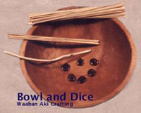 Bowl and Dice Native Toys