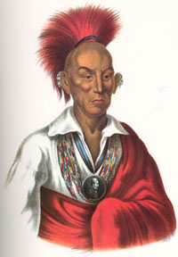 Chief Black Hawk of the Sauk Indians