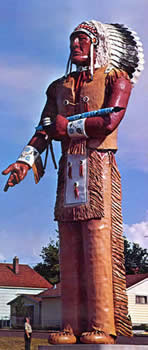 Hiawatha Statue