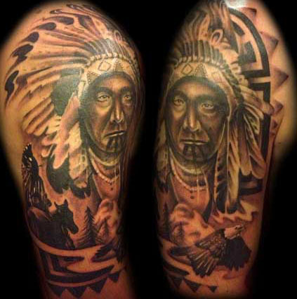 Native Americans Revitalize Ancient Tattoo Traditions