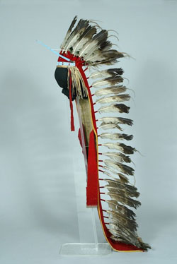 Native American Headdress with Feathers