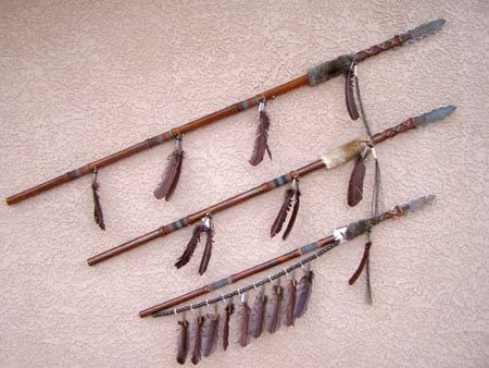Native American Weapons Spears