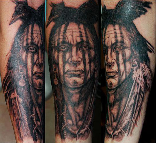 Blackfoot Indian Tattoo Design