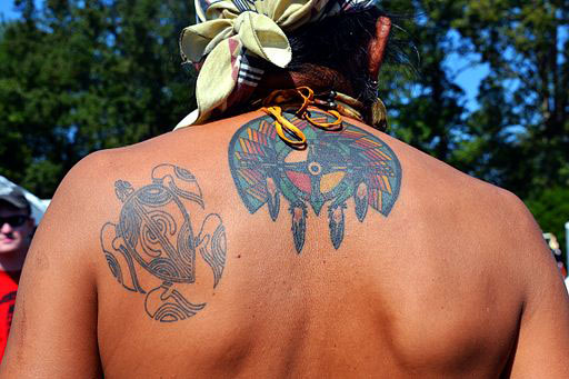 Ryan El Dugi Lewis : Tattoos : Spiritual : Native Warrior