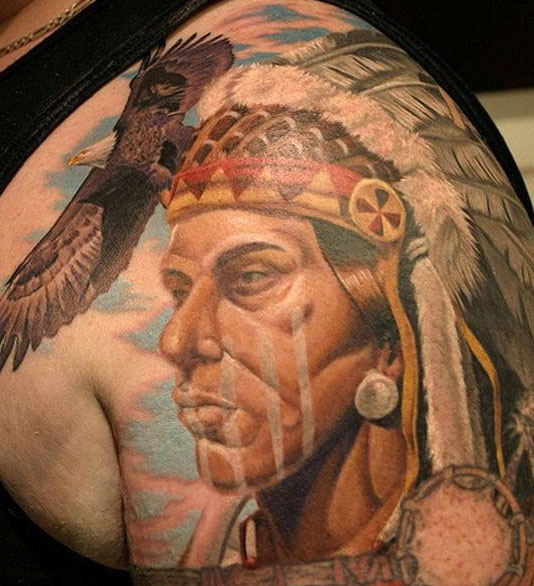 217 American Indian Tribal Tattoos Stock Photos, High-Res Pictures, and  Images - Getty Images
