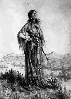 Sacajawea of the Shoshone Indians